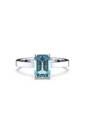 Anillo Topacio Rectangular