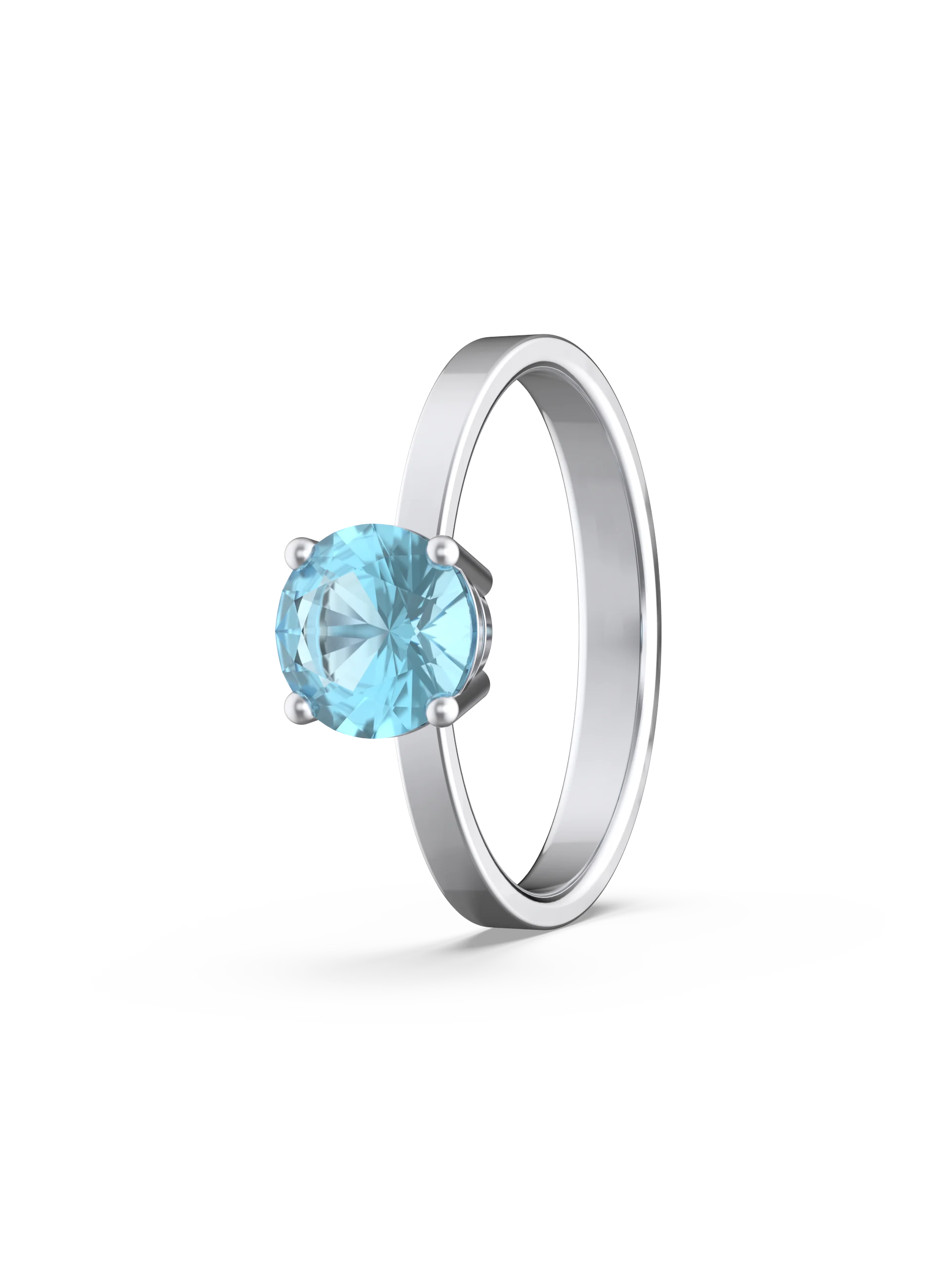 Anillo Topacio Redondo
