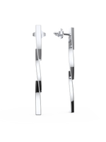 Aretes Barra Entorchada
