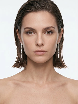 Aretes Barra Entorchada
