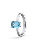 Anillo Topacio Rectangular
