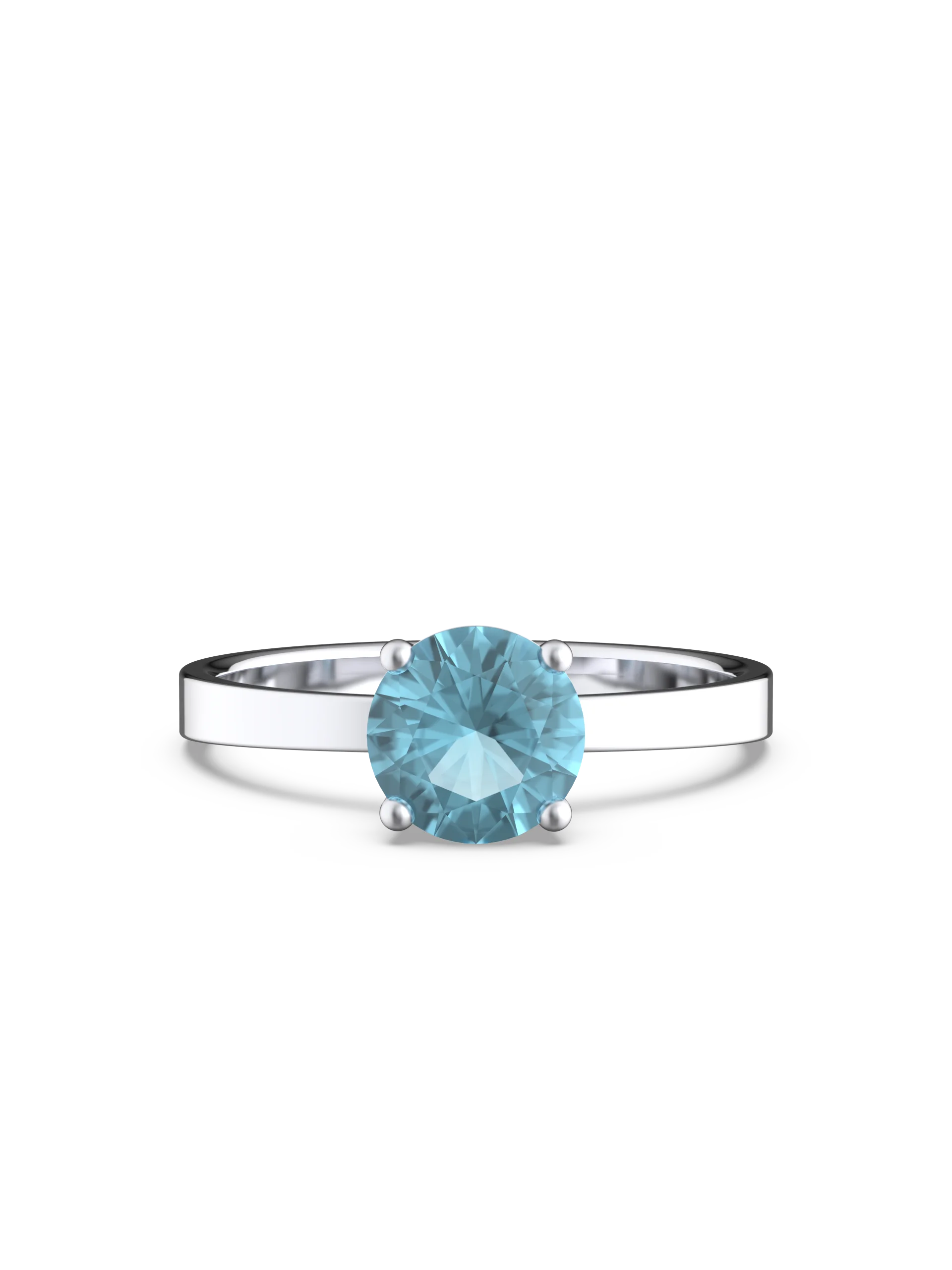 Anillo Topacio Redondo