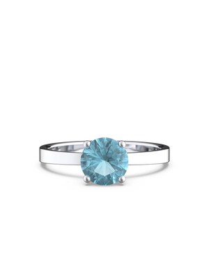 Anillo Topacio Redondo