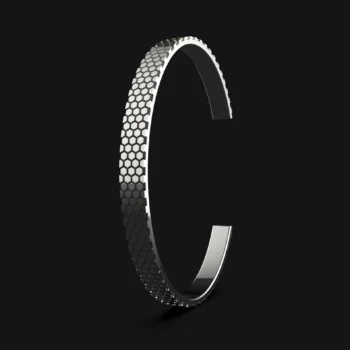 Zaukker Joyería 12 Pulsera Textura Panal