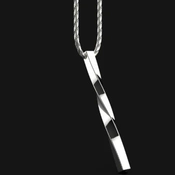 Zaukker Joyería 29 Dije Barra Entorchada